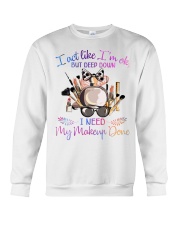 Makeup I need my makeup done Crewneck Sweatshirt tile