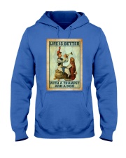 Trumpet Life is better Hooded Sweatshirt tile