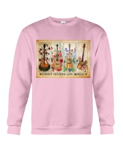 Guitar Without guitar Crewneck Sweatshirt tile