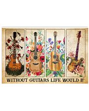 Guitar Without guitar Horizontal Poster tile