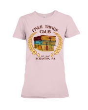 Book Finer things club Premium Fit Ladies Tee tile