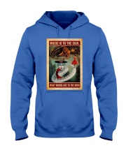 Vinyl Music is to the soul Hooded Sweatshirt tile
