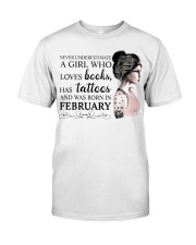 Book039 Books Tattoos Born in February Premium Fit Mens Tee tile