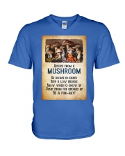 Advice from a Mushroom V-Neck T-Shirt tile