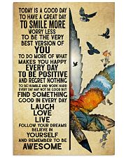 Weed126 Today is a good day Vertical Poster tile