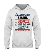 Gardening Relationship status Hooded Sweatshirt front