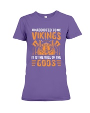 Addicted to Vikings T-Shirt Premium Fit Ladies Tee tile