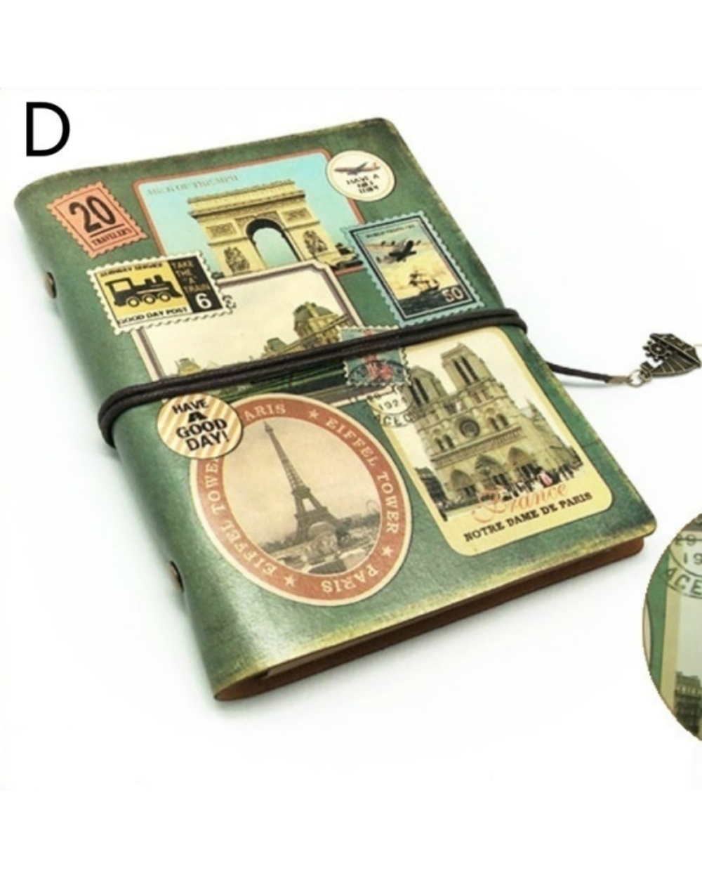 Vintage Stationery PU Leather Notebook Creative Journal Planner & Sketchbook template
