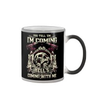 Hell's Coming With Me - Front side Color Changing Mug thumbnail