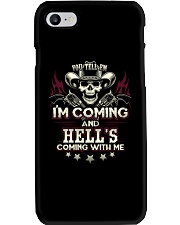 Hell's coming with me - Back side Phone Case thumbnail