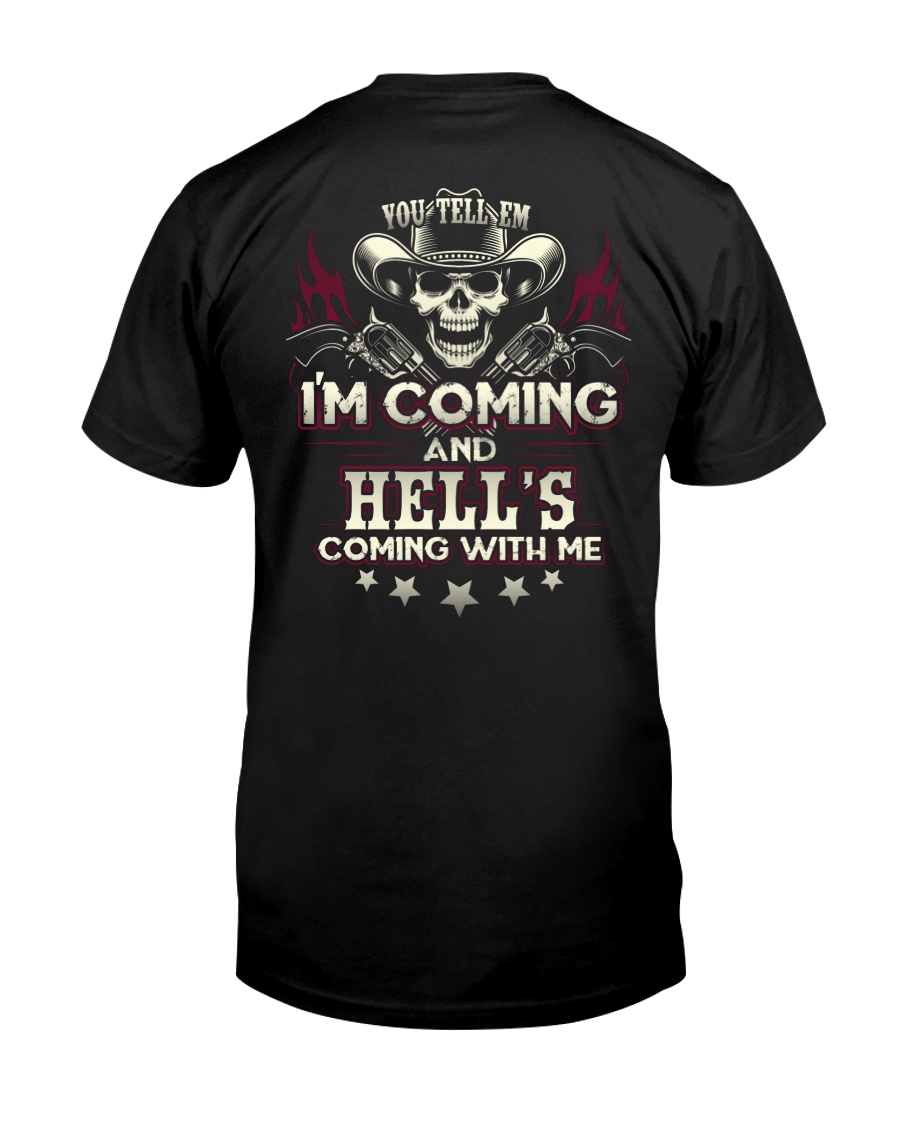 Hell's coming with me - Back side