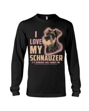 I love my schnauzer Long Sleeve Tee thumbnail