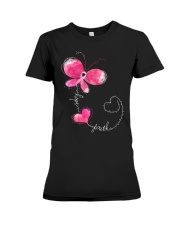 Hope faith breast cancer awareness Premium Fit Ladies Tee tile