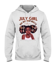 July girl she got mad hustle and a dope soul Hooded Sweatshirt tile