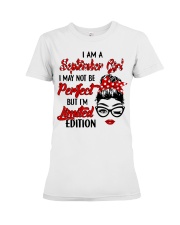 September Girl i may not be perfect design printed Premium Fit Ladies Tee tile