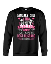 January Girl I Am Not Spoiled Crewneck Sweatshirt tile