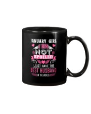 January Girl I Am Not Spoiled Mug tile