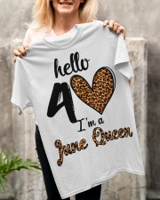 June Queen hello 40 Classic T-Shirt apparel-classic-tshirt-lifestyle-front-117