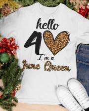 June Queen hello 40 Classic T-Shirt apparel-classic-tshirt-lifestyle-front-82