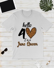 June Queen hello 40 Classic T-Shirt lifestyle-mens-crewneck-front-17