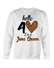 June Queen hello 40 Crewneck Sweatshirt tile