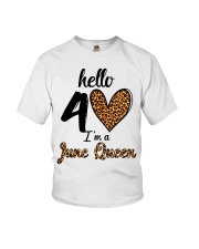 June Queen hello 40 Youth T-Shirt tile