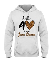 June Queen hello 40 Hooded Sweatshirt tile