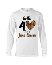 June Queen hello 40 Long Sleeve Tee tile