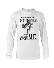 September girl god designed me design printed Long Sleeve Tee tile