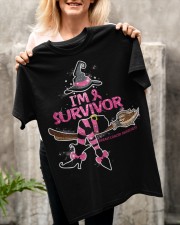 I'm survivor breast cancer awareness Classic T-Shirt apparel-classic-tshirt-lifestyle-front-117