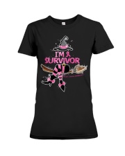 I'm survivor breast cancer awareness Premium Fit Ladies Tee tile