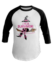 I'm survivor breast cancer awareness Baseball Tee tile