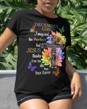 December Girl I may not be perfect but Jesus thinks I'm to die for Faith Classic T-Shirt apparel-classic-tshirt-lifestyle-front-234