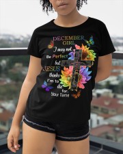 December Girl I may not be perfect but Jesus thinks I'm to die for Faith Classic T-Shirt apparel-classic-tshirt-lifestyle-front-251