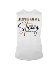 June girl she is strong Sleeveless Tee tile