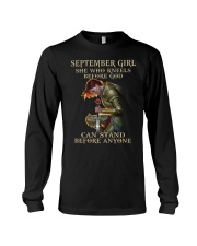 September Girl She Who Kneels Before God Long Sleeve Tee tile