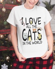 I love all the cats in the world Classic T-Shirt custom-t-shirts-classic-lifestyle-front-329