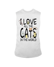 I love all the cats in the world Sleeveless Tee tile