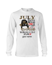 July Girl even in the midst design Long Sleeve Tee tile