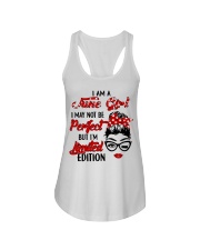 June Girl i may not be perfect design printed Ladies Flowy Tank tile