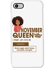 November Queen Bown sugar design T-shirt printed Phone Case tile