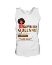 November Queen Bown sugar design T-shirt printed Unisex Tank tile