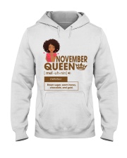 November Queen Bown sugar design T-shirt printed Hooded Sweatshirt tile