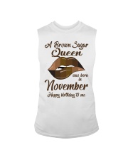 November Queen Happy birthday design printed Sleeveless Tee tile