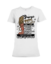 June queen i am magnetic loving caring sensitive subtle once in a lifetime kinol of woman Premium Fit Ladies Tee tile