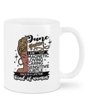 June queen i am magnetic loving caring sensitive subtle once in a lifetime kinol of woman Mugs tile