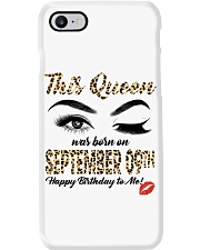 This queen was born in September Phone Case tile