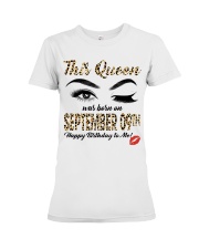 This queen was born in September Premium Fit Ladies Tee tile