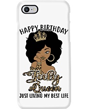 July Queen just living my best life design Phone Case tile