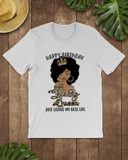 July Queen just living my best life design Classic T-Shirt lifestyle-mens-crewneck-front-18